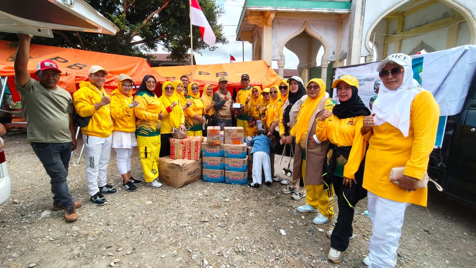 Yayasan Jantung Indonesia, Salurkan Donasi Bagi Korban Kebakaran di Jagong Jeget