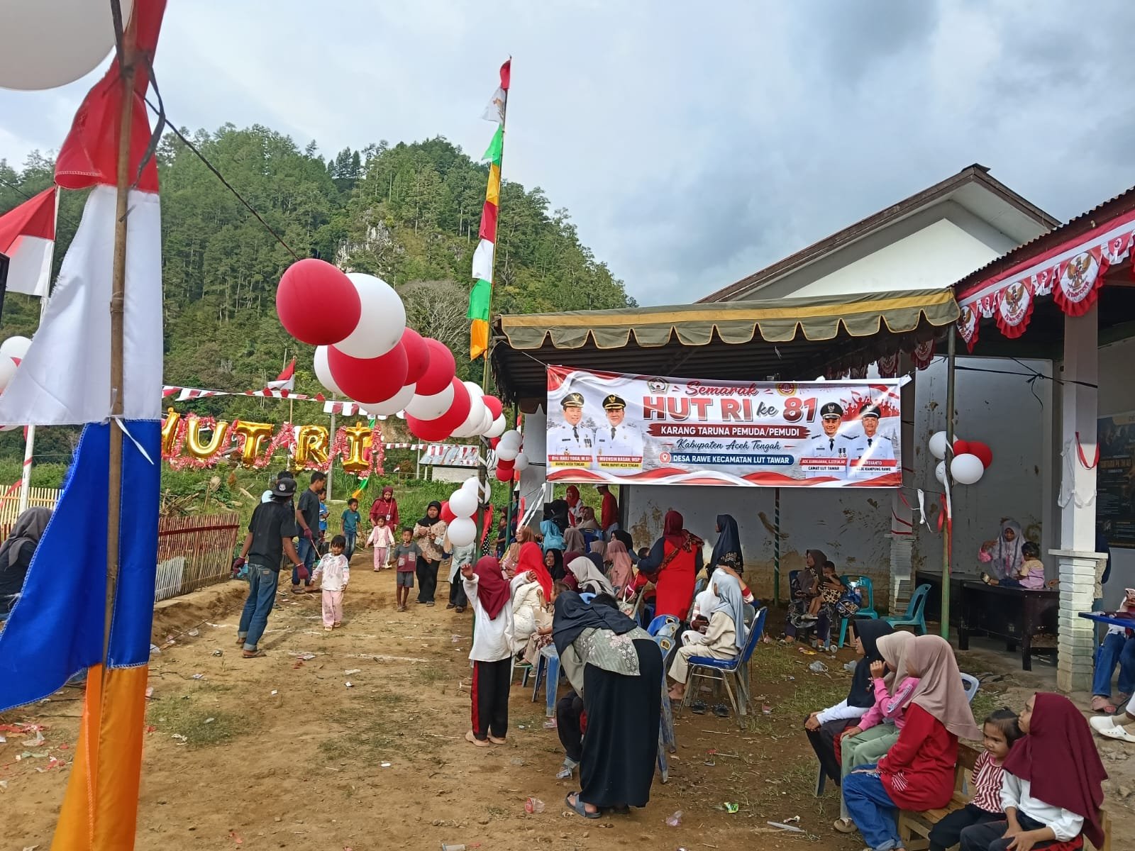 Meriahkan HUT Ke-81 RI, Karang Taruna Desa Rawe Gelar Lomba Rakyat Penuh Semangat Kebersamaan