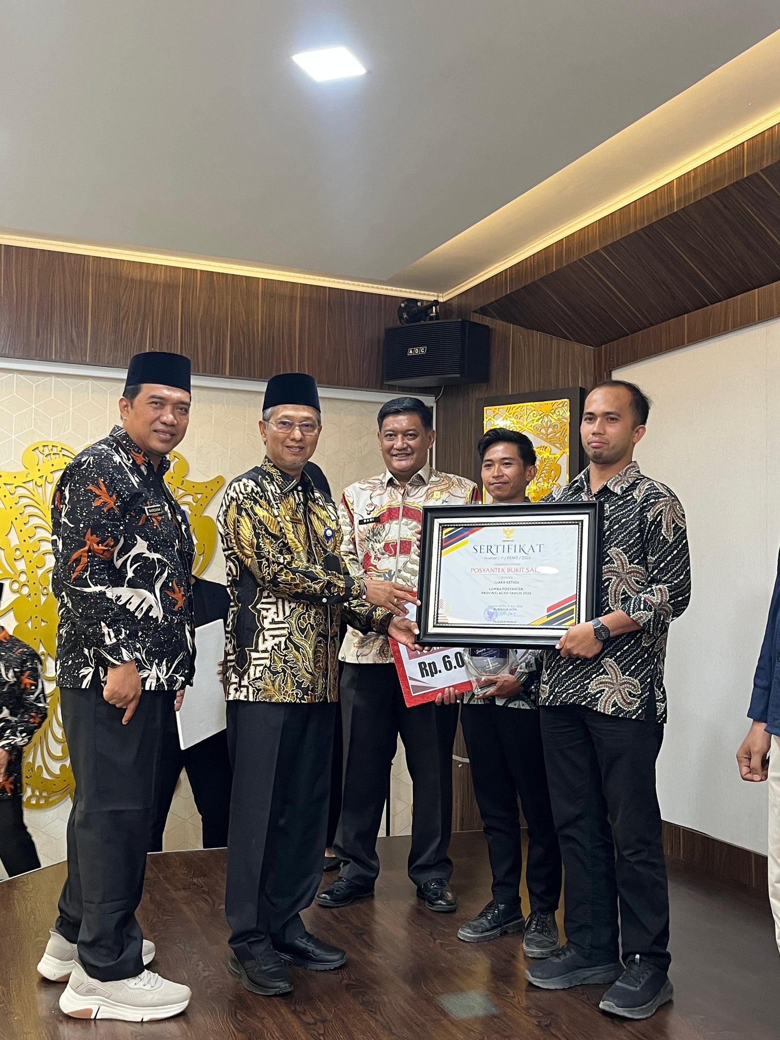 Posyantek Bukit Salju Kampung Atu Lintang Raih Juara 3 Lomba TTG Aceh 2026